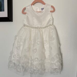 Blueberi Boulevard Toddler Girls Embellished Sleeveless A-Line Dress